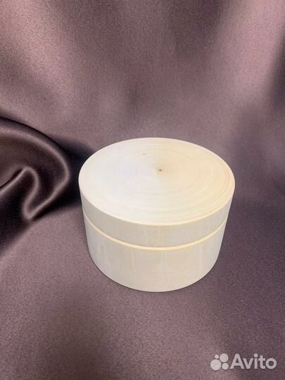 Шкатулка круглая
