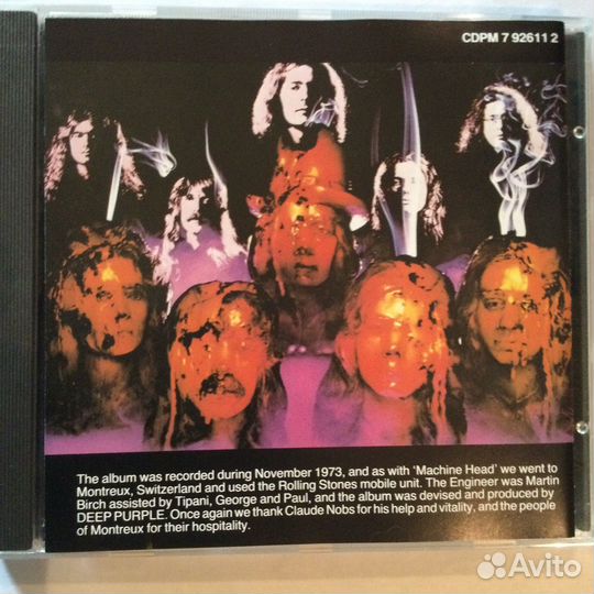 CD Deep Purple/Burn,1997,Italy