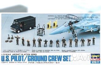 1/72 Фигурки пилотов U.S. pilot