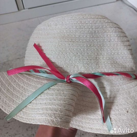 Панама/шляпа H&M с цветочками и лентой