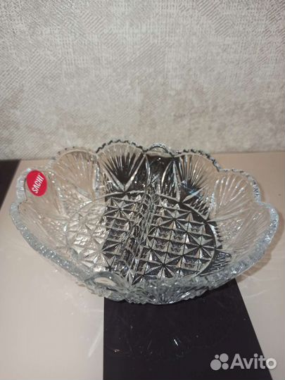 Набор менажниц,2 шт из стекла.Новый