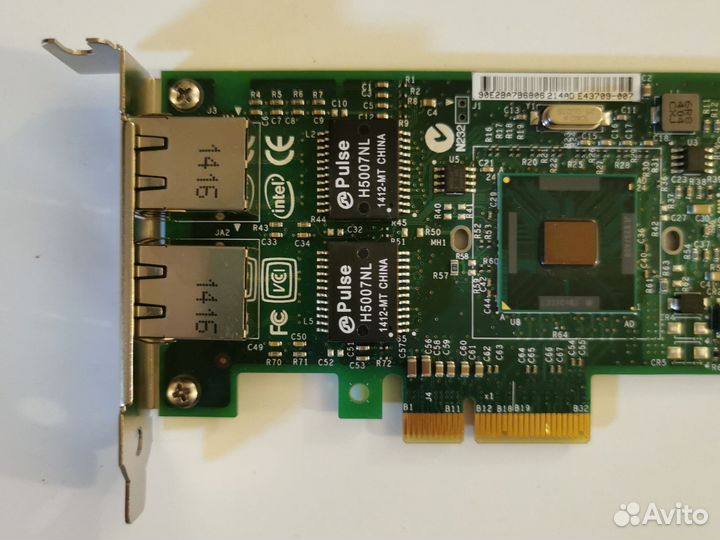Сетевая карта pcie Intel на два порта (dual port)