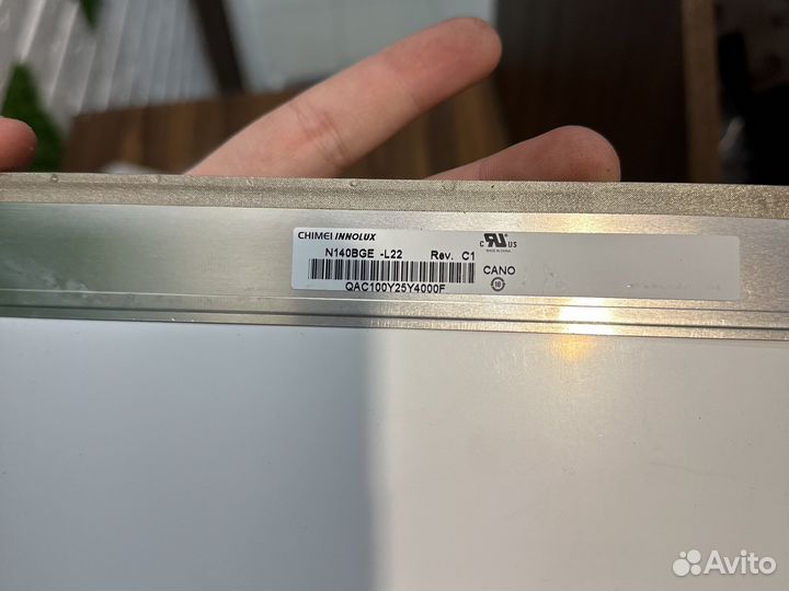 Матрица 14.0 40 pin обычная lvds n140bge -l22