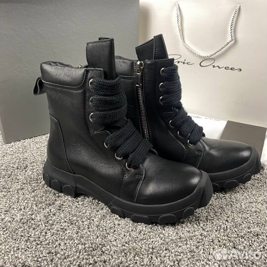 Rick owens bozo tractor boots jumbo