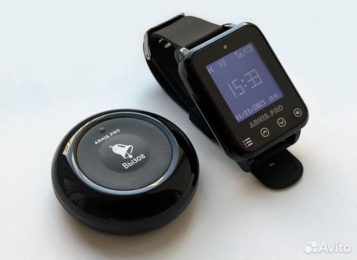 Кнопка вызова персонала и часы официанта Элит