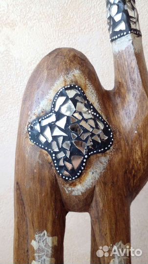 Статуэтка верблюд деревянный (Индия)