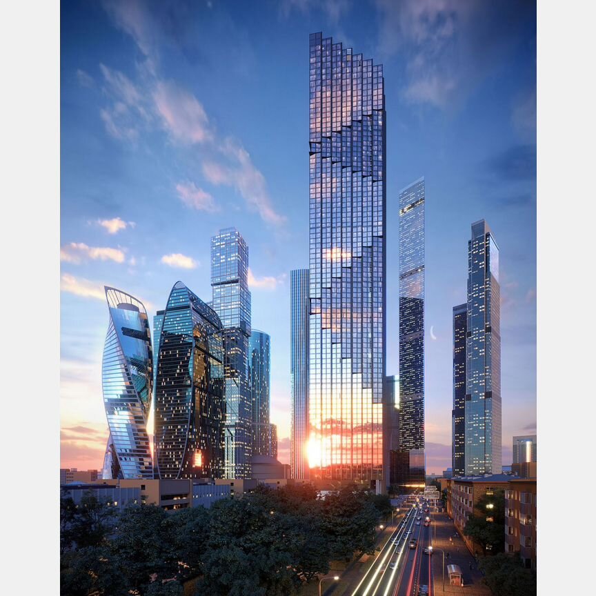 3-к. квартира, 100,6 м², 12/85 эт.