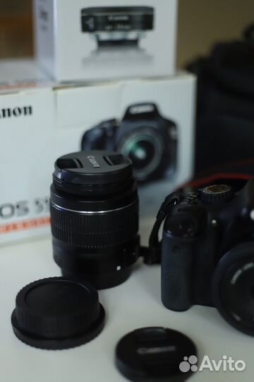 Зеркальный фотоаппарат canon 550d 24mm 2.8