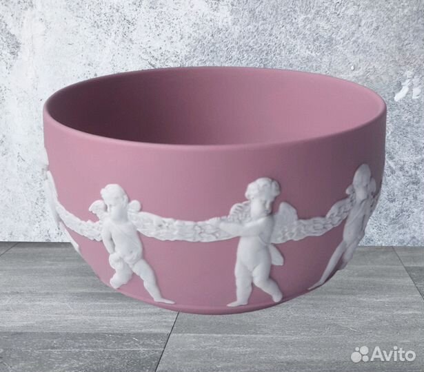 Wedgwood пиала/ваза в редком розовом цвете