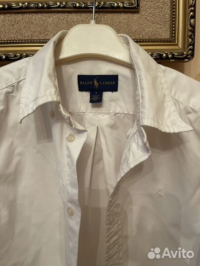 Рубашка белая новая