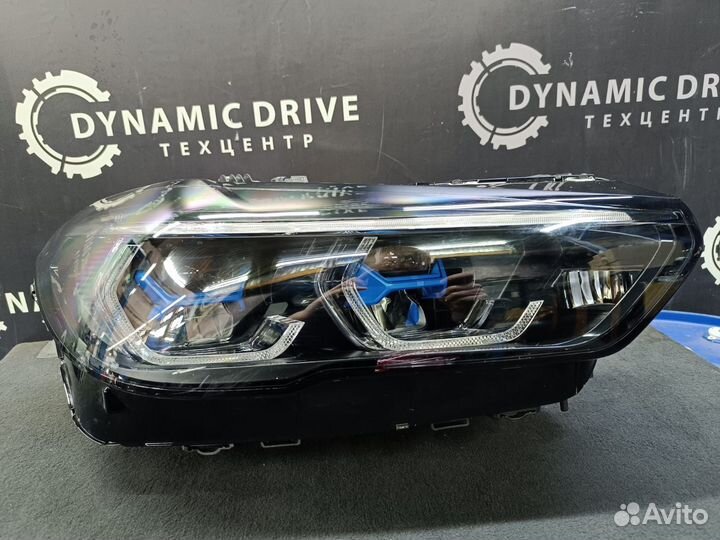 Фары BMW X5 G05 X6 G06 Laser Shadow Line с установ