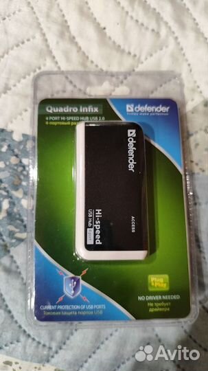 4-портовый разветвитель USB 2.0 HUB