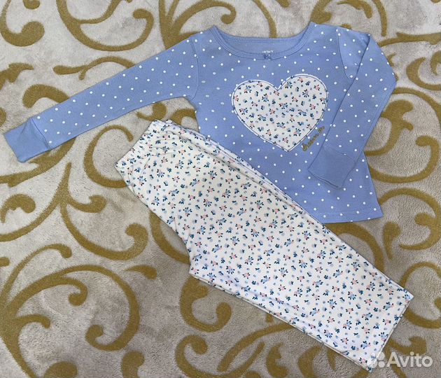 Пижама carters 2t для девочки