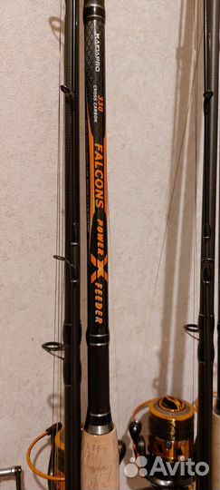 Фидерное удилище с катушкой