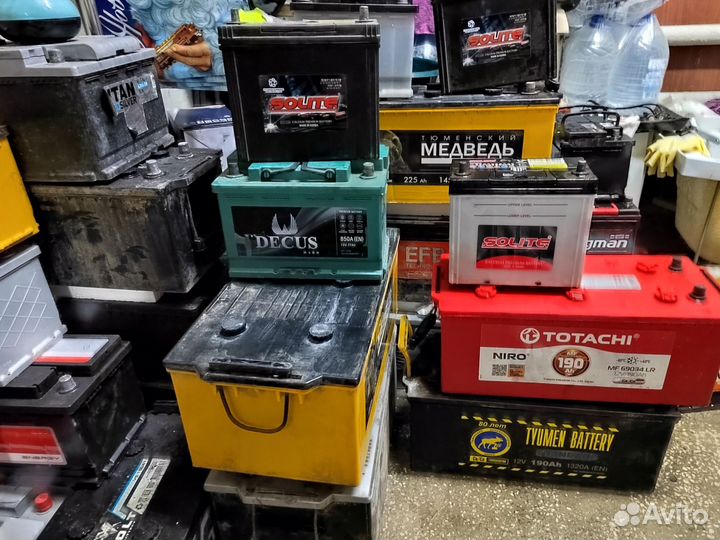 Аккумуляторы б/у рабочие с гарантией