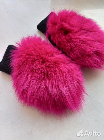 Меховые варежки опт и розница