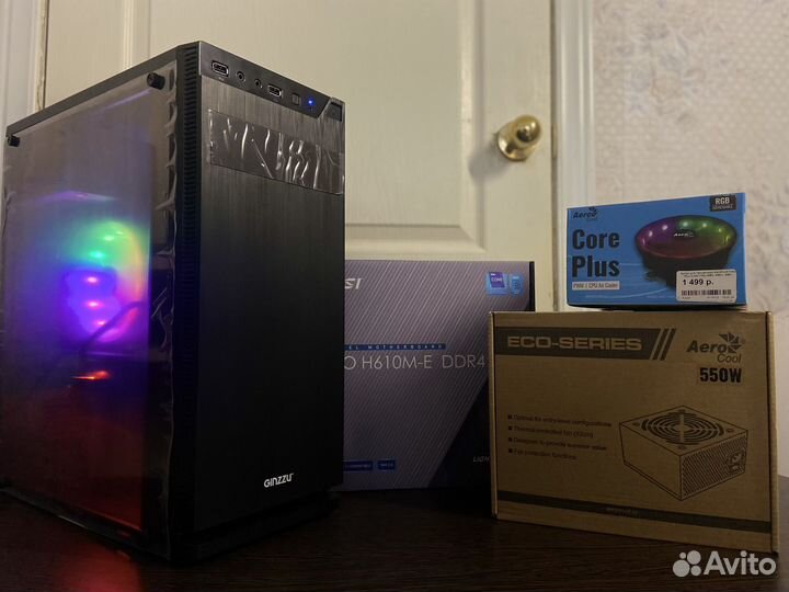 Игровой компьютер i3 12100f rtx 3060 16gb