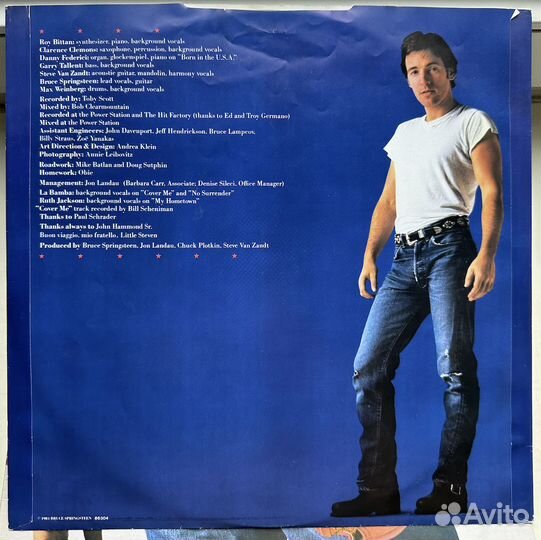 Пластинка Bruce Springsteen Born in U.S.A. CBS Eng