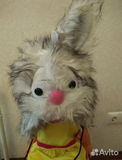 Шапка зимняя Зайчик 50-52см