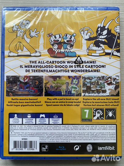 Cuphead + DLC Delicious Last Curse Sony Ps4/Ps5