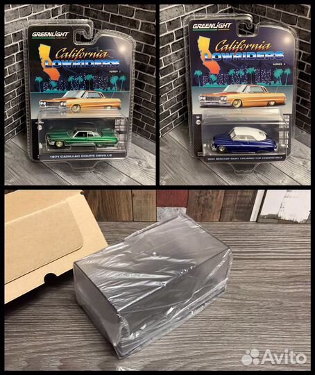 Greenlight комплект Cadillac & Mercury Lowrider's