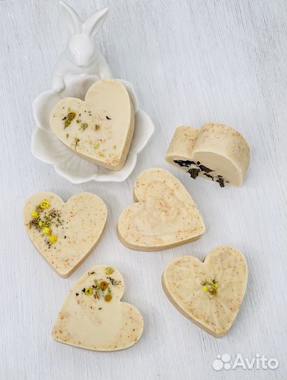 Натуральное мыло ручной работы «Молоко и мёд»