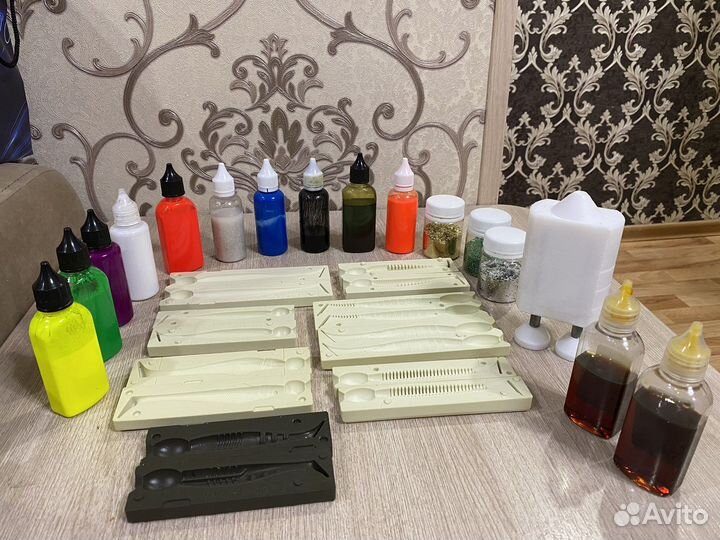 Комплект для литья силиконовых приманок