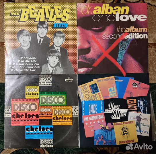 Виниловые пластинки queen, ufo, scorpions, tiamat