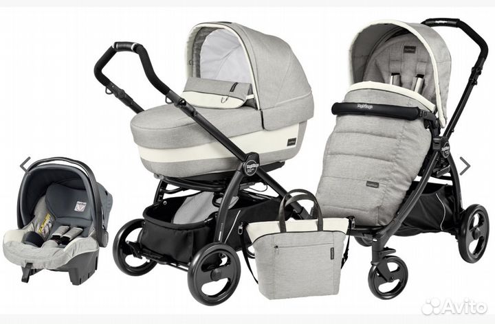 Коляска Peg Perego 3 в 1 carello book s luxe opal