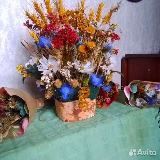Букеты,композиции из сухоцветов