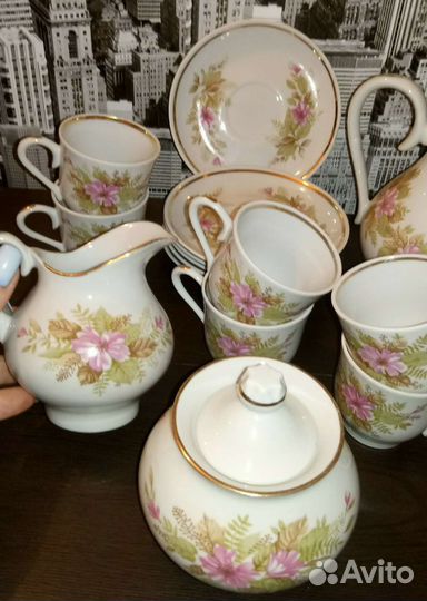 Кофейный сервиз СССР, 6 персон