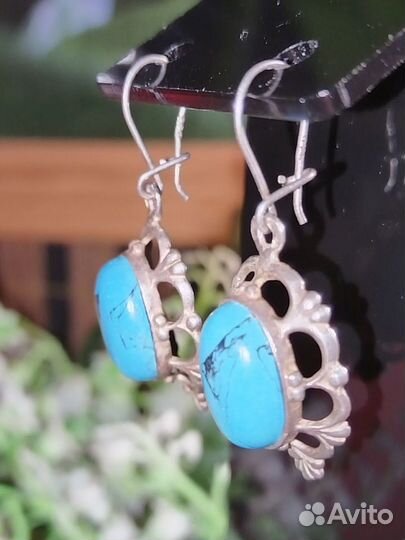 Серьги серебро