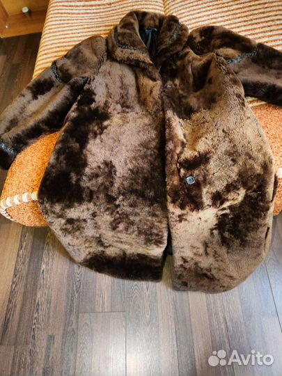 Шуба из мутона
