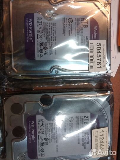 Жесткий диск WD Purple WD22purz 2тб