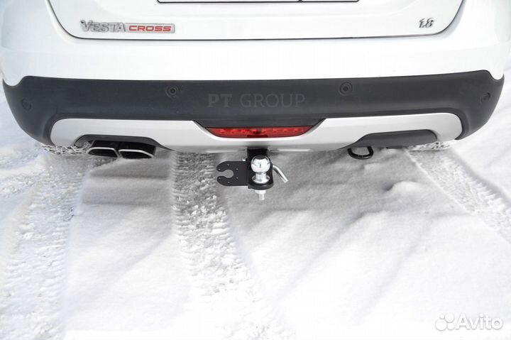 Фаркоп (тсу) квадрат, для LADA Vesta SW Cross