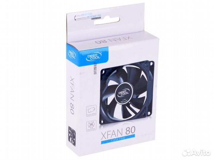 Вентилятор deepcool xfan 80 (DP-FDC-XF80)