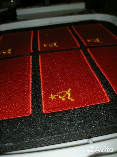 Нашивка патч флаг СССР на липучке