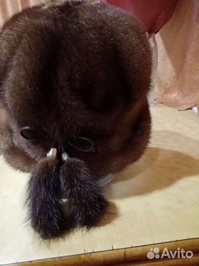 Шапка норковая женская