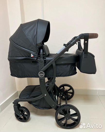 Коляска 2 в 1 Экокожа