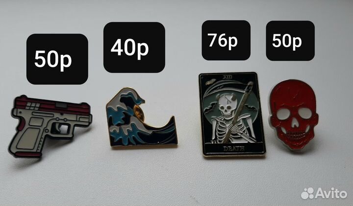 Значки пины аниме