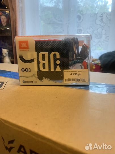 Колонка jbl go 3