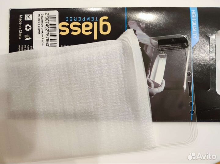 Защитное стекло xiaomi mi max 3