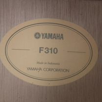 Акустическая гитара yamaha f310 бу