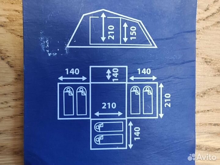 Аренда 6, 2 местная палатка, стол+стулья, коврик