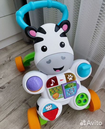 Игрушка Зебра толокар fisher-price