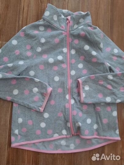 Флисовый толстовка H&M рост 134/140