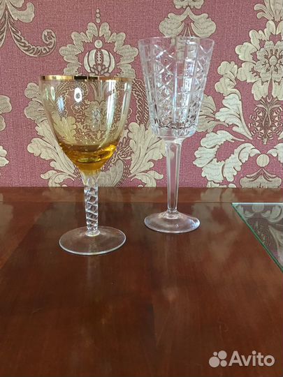 Фужеры хрустальные СССР И Чехия