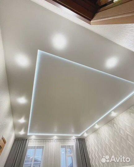 Натяжные потолки от производителя под ключ
