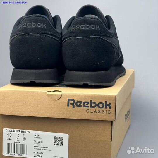 Кроссовки Reebok Classic Black (Арт.67312)