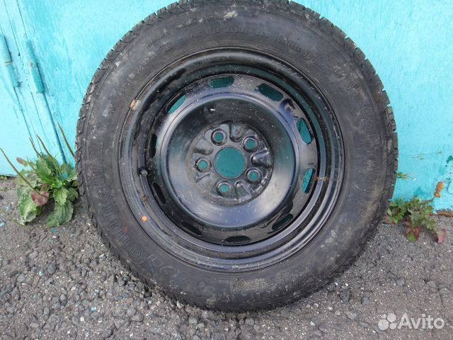 Шина R14 на диске, 185/65 (86Н) 1 шт., Continental